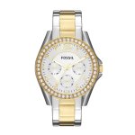 Fossil Riley Multifunction Stainless Steel Women's Watch - Gold & Silver