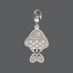 Silver Lucky Fish Charm