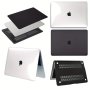 Laptop Case For Macbook Pro 13/14.2/16/15 Inch/macbook 12/AIR 13/11 Inch Frosted Black And Transparent Hard Case.