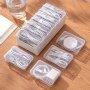 1 Set Of Data Cable Storage Box Artifact Power Charging Cable Mobile Phone Charger Organizer Winder Desktop Cable Management Box