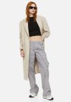 Canvas Cargo Trousers - Light Grey