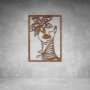 Lady Blossom Wall Art - 1500 X 1000 X 20 / Rust Coat / Outdoor With Leds