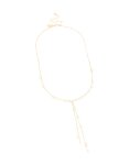 Goldair Gold Cubic Zirconia Cluster Y-necklace