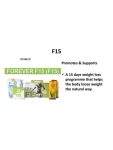 Forever 15 Natural Weight Loss Program