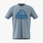 Adidas Mens Fld Boss Logo Short Sleeve Tee Won Blue - 10XL
