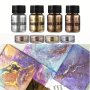 15G 4 Colors Metal Texture Epoxy Resin Colorant Glitter Marble Metallic Pigment Resin Dye Jewelry Making