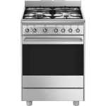 Smeg 60CMX60CM Stainless Steel Cooker With Gas Hob - SSA60MX2