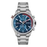 Hugo Boss Globetrotter Chronograph Stainless Steel Watch Ref: 1513823