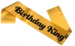 Birthday King Sash