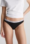 Calvin Klein Plus Bikini 3 Pack Logo - Black