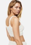 Fluffy Crop Top - Light Beige
