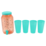 Fruit Fun Dispenser With Tumblers 3.48L 4 Pack