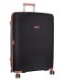 Cellini Monte Carlo Large 4 Wheel Trolley Case Black