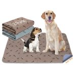 Peepeego 2PACK 36"X36" Pee Pads Washable Waterproof Rugs For Dog Training