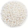 100PCS/PACK Mix Size Imitated Pearl Beads 4/5/6/8MM/0.16-0.3INCH With Hole Imitation Pearls Accessories Women's Necklace Bracelet Chain Spacers Earrings Decor Accessories
