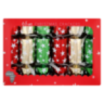 Foil Christmas Crackers 6 Pack