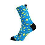 Blue Leopard Socks - Small