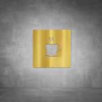 Coffee Sign - Polished Brass