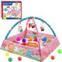 3-IN-1 Baby Play Gym & Ball Pit - Sensory Play Mats For Babies