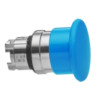 ZB4BC6 Blue Mushroom Push Button Head