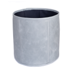 Leather Utility Basket - Grey