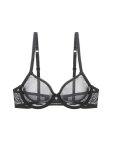 Transparent Mesh Thin Unlined Bra Breathable Sheer No Pad Knitted Fabric Everyday Intimates Bra Women's Lingerie & Underwear