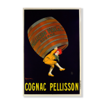 Cognac Pellisson 1907 Art Print - A3