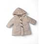 3-6M Light Pink Teddy Fleece Toggle Button Jacket - Ackermans