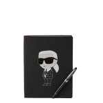 Ikon Notebook And Pen -black