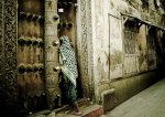 The Woman And The Door Art Print - Matte Fine Art Print No Frame A3