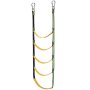 5 Step Boat Rope Ladder Portable Boat Rope Ladder Extension Fishing Rope Boarding Ladder Swim Ladder For Sailboat Kayak Canoeing