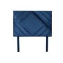 Bryndis Diamond Square Panel Headboard Queen-blue