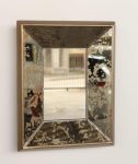 Small Mirror Tray Wall Hanging 5X22X28.5CM