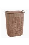 Smte Dream World 50L Wide Washing Basket Caramel With Keychain