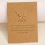 Bow Charm Necklace Elegant Style Delicate Neck Chain Jewelry For Women Daily Wear