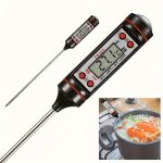 1PC Instant Reading Meat Thermometer Digital Probe Milk Liquid Barbecue Thermometer Great Cooking Kitchen Barbecue Bbq Milk Cand