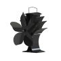 Heat-powered Wood Stove Fan No Battery Aluminum Alloy Stove Fan