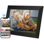 Volkano Scene Series 10.1" Smart Calendar And Digital Photo Frame With Built-in Frameo Software VK-5150-BK