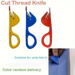 1PACK=3PCS Plastic Handle Craft Thread Cutter Knife Seam Ripper Stitch Unpicker Sewing Tool Curtain Garment Factory