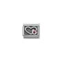 Composable Classic Link Engraved Red Heart