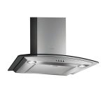 Elica 60CM Curved Glass Cooker Hood- Stainless Steel