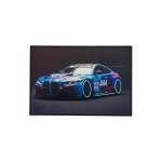 40 X 60CM Car Frame With LED Lights Blue