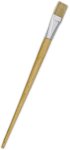 Treeline Long Handle Brushes Flat Synthetic Size 12 Paint Brush