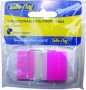 Sello-flag Repositionable Polypropylene Flags - 50 Sheets 25 X 43MM Pink