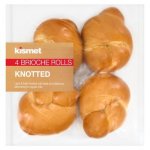 Briioche Knotted Rolls 4 Pack