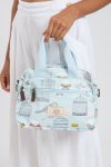 Ladies Luxury Travel Crossbody Handbag With Multiple Compartments & Wide Strap