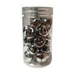 AWR100410-2 Bells Silver Set Of 30 - 2CM