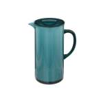 1.95LT Square Pitcher With Lid Petrol Blue