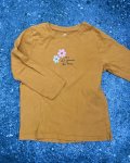 Cotton On Brown Floral Long Sleeve T Shirt 3Y