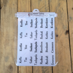 Clear Stickers Coffee Tea Sugar